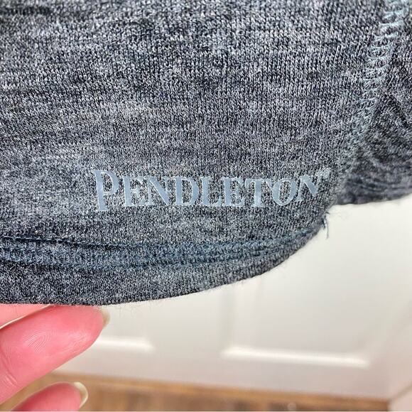 Pendleton Wool Blend 1/4 Zip Pullover Gray Size XL - Picture 6 of 7